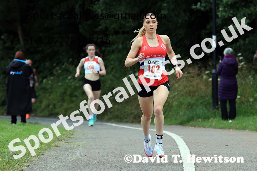 Women and Men Over-50s, 2024 Sunderland Harriers 5k, Silksworth, Sunderland.  Photo: David T. Hewitson/Sports for All Pics